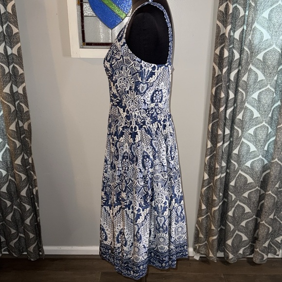 Talbots Silk Midi Dress Size 6 - Picture 4 of 8